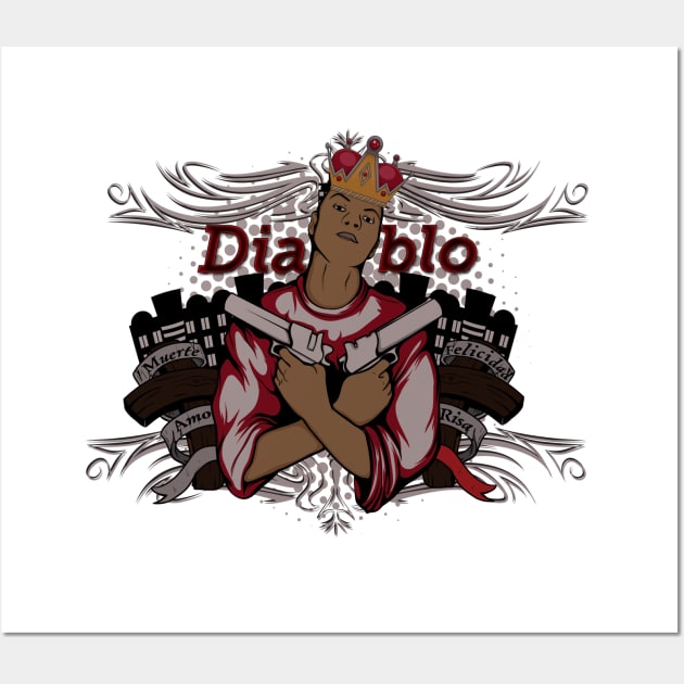 Diablo Wall Art by Dark Planet Tees